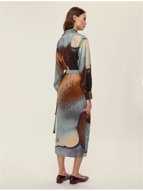 Abito in twill con nodo EMME MARELLA | MERINGA136/001